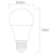 sylvania Vakiolamppu toledo a60 9,5w/840 1055lm e27 op