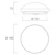 sylvania Yleisvalaisin pinta start eco 0043425 6w 520lm 3k/4k ip44