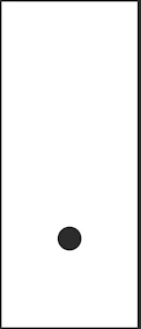 hammarprodukter Merkintäkilpi h25 va 25mm merkki . (piste)