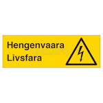 KILPI HENGENVAARA-LIVSFARA 300X120MM ALUMIINIA