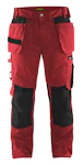 HOUSUT BLÅKLÄDER 1555 18605699 PUN/MUSTA C48