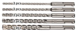 PORANTERÄSARJA SDS+ MAKITA 12-OSAINEN 5-12mm