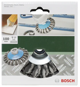 bosch Laikkaharja bosch 100mm hss punottu m14 diy