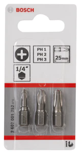 bosch Ruuvauskärkisarja bosch 3-os ph1/2/3 extra hart 25mm