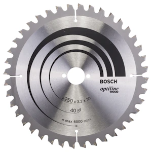 bosch Pyörösahanterä bosch 250x3,2x30mm z40