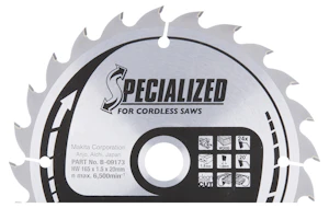 makita Pyörösahanterä makita 165x20x1,5mm z-24 b-09173
