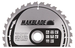 makita Pyörösahanterä makita 260x30x2,3mm z-32 b-08931