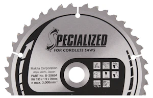makita Pyörösahanterä makita 190x20x1,9mm z40 b-20694