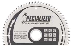 makita Pyörösahanterä makita 216x30x2,5mm z72 b-29474