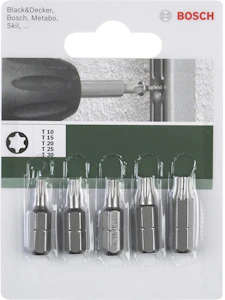 bosch Ruuvikärkisarja bosch tx10-30 25mm 5-os