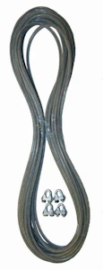 multimarine Teräsköysi multimarine zn muovipint kirkas 15m 2/3m