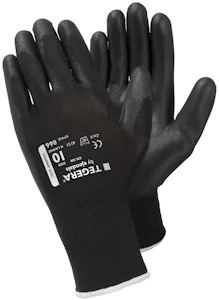 tegera Pu-käsine tegera 866 musta koko 10