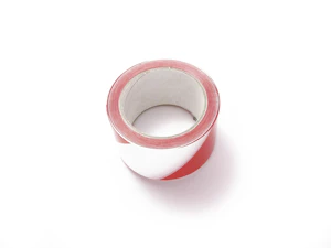 pösamo Varoitusteippi pösamo 60mm 66m puna/valkoinen