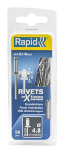 rapid Nitar rapid x-stainless 4,8x18mm 50st
