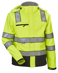 prof Takki softshell prof hi-vis keltainen l