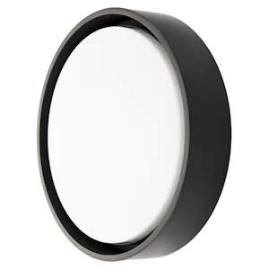 sg Armatur frame rund maxi svart led 3k
