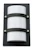 sg Armatur trio mini svart led