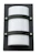 sg Armatur trio mini ip65 40w svart