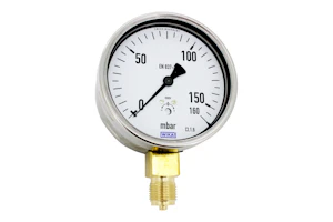 wika Painemittari wika 612.20 ø100 0-160mbar a1/2 gas