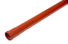 TEL PVC PUNAINEN 100 B 6m