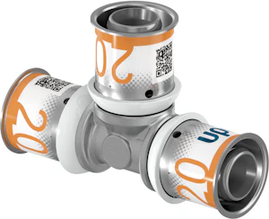 uponor Kompo t-haaraliitin uponor 20x20x20 s-press plus dr
