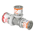KOMPO T-HAARALIITIN UPONOR 25x20x20 S-PRESS PLUS DR