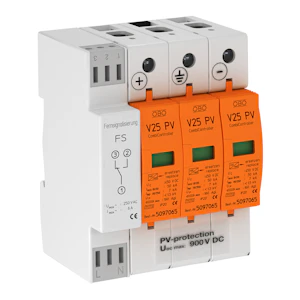 obo bettermann Blixt-överspänningsskydd solcell 900v fjärrsignal