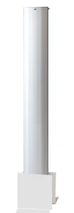 garo Aluminiumstolpe mvr-a oval lev. m jordankare