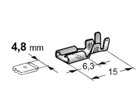 LIITIN 4,8MM NAARAS 0,5-1,0 JOHDOLLE