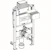 geberit Asennusteline geberit omega duofix matala 82cm