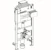 geberit Asennusteline geberit omega duofix matala 98cm