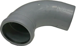 BÖJ 110MMX90° MUFF X SLÄT. LÅNG R.