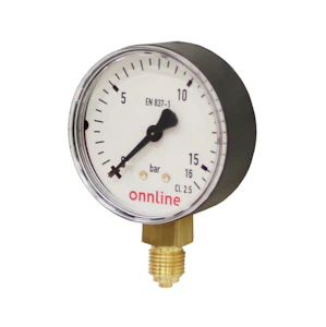 onnline Painemittari onnline p1 ø63 0-16 bar a1/4 +60c