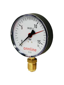 onnline Painemittari onnline p1 ø100 0-16 bar a1/2 +60c