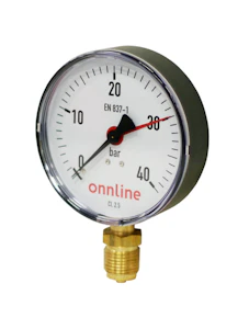 onnline Painemittari onnline p1 ø100 0-40 bar a1/2 +60c
