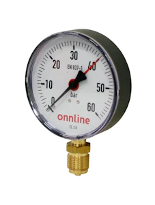 onnline Painemittari onnline p1 ø100 0-60 bar a1/2 +60c