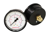 PAINEMITTARI ONNLINE P1 Ø63 0-6 bar T1/4 +60C