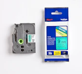 TAPE 9MM SVART/GRÖN