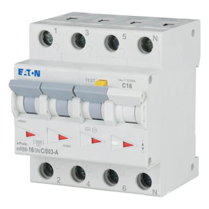eaton Vikavirtajohdonsuojakatk eaton mrb6-16/3n/c/003-a 16a 30ma c