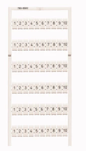 wago Merkintäkilpi wago 793-5569, 51-60 vaaka