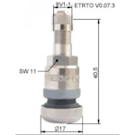 HA-METALLIVENTTIILI 14BAR 40MM