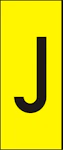 MÄRKSYSTEM H10 GUL BOKSTAV J AL