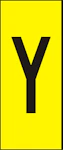 MÄRKSYSTEM H10 GUL BOKSTAV Y AL