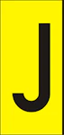 MÄRKSYSTEM H50 GUL BOKSTAV J AL