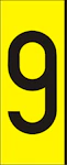 MÄRKSYSTEM H80 GUL SIFFRA 9 AL