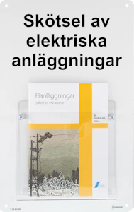 hammarprodukter Inf skylt elanläggning hs02