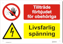 SKYLT FVT1521 TILLTR FÖRB LIVSF AL
