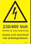 SKYLT 230/400 VOLT AL