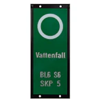 SKYLT SKARVPUNKT NR F OPTO AL