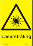SKYLT LASERSTRÅLNING AL